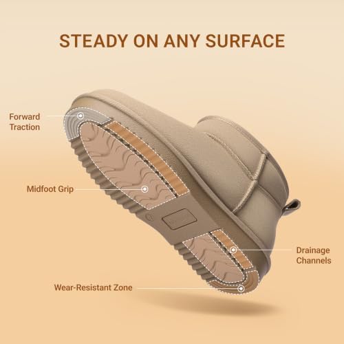DREAM PAIRS Women's Outdoor Winter Ankle Boots