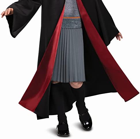 Disguise Hermione Granger Girls Costume, Deluxe Official Harry Potter Wizarding World Costume, Kids Size (7-8)