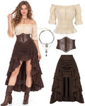 Medieval/Renaissance Costume Women Pirate Costume Halloween Costume