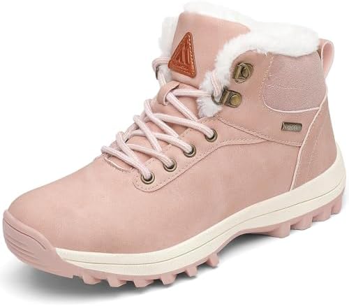 Mishansha Snow Boots for Women Warm Winter Hiking Boots Size 5.5-10.5