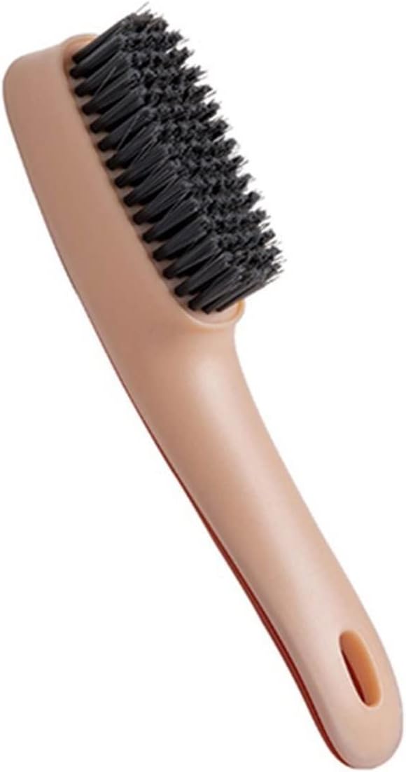 Cute Portable Comfortable Clothes Laundry Grip Cleaner Shoes Scrubbing Brush Scrubber Cleaning Tool (Color : Rojo)