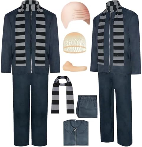 Men Costume Outfit Uniform Men Coat Pants Full Set Halloween