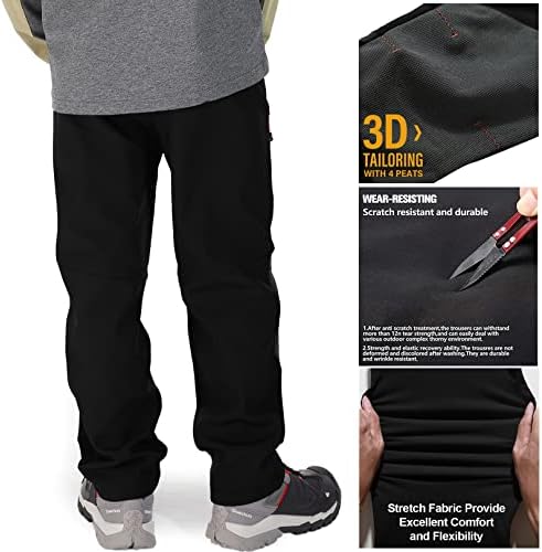 Jessie Kidden Kids Boys Girls Youth Waterproof Hiking Ski Snow Fleece Pants