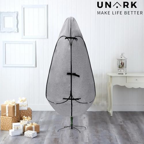 Christmas Tree Bag 9 Ft Large Christmas Tree Storage Bag 9 Foot Tree, Christmas Tree Cover For Upright Storage with Reinforced Handles