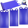 Leyndo 4 Pcs 54" Snow Sled Mat Rollup Flexible Lightweight for Adults