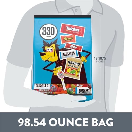 Hershey's Assorted Halloween Candy and Chocolate Bulk Variety Pack 98.45 oz