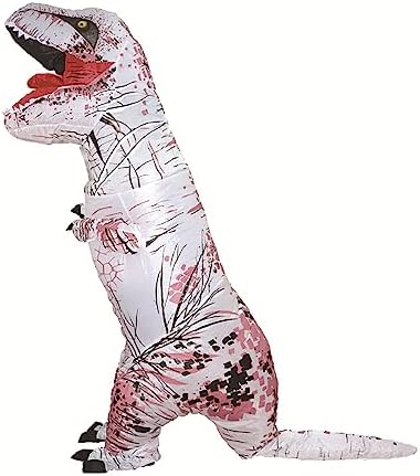 Funny Inflatable Dinosaur Costume for Adult and Kids,Blow Up Dinosaur Costume for Halloween Cosplay Party