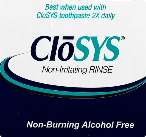 CloSYS Ultra Sensitive Mouthwash, 32 Oz, Alcohol Free Mouthwash, Unflavored Mouth Wash, Dye Free, pH Balanced, Helps Soothe Entire Mouth (Pack of 12)