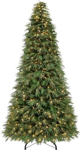 Hykolity 9 ft Prelit Premium Christmas Tree with 700 Multicolor LEDs