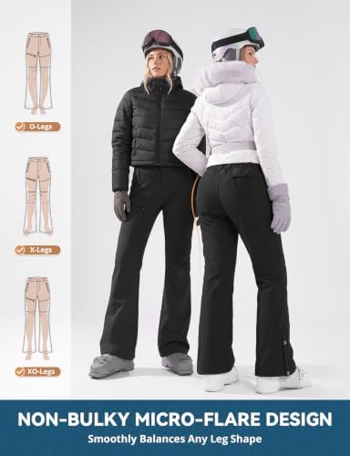 Cycorld Womens Snow Pants: Warm Fleece Lined Ski Pants Softshell