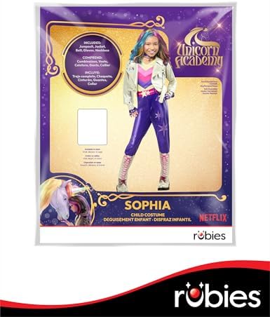 Rubies Unicorn Academy Costume for Kids, Girls Costume