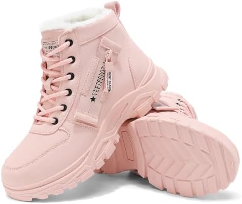 Womens Snow Boots Warm Winter Shoes Lace Up Ankle Booties