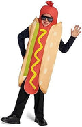 Spooktacular Creations Hot Dogs Costume Kids, Unisex Food Themed Costume for Child Teens Halloween Dress up Cosplay Party