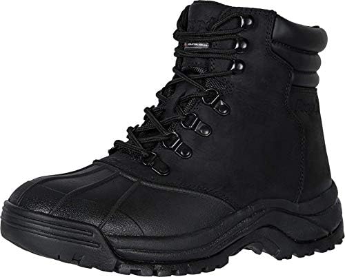 Propet Mens Blizzard Mid Round Toe Snow Casual Boots Ankle - Black