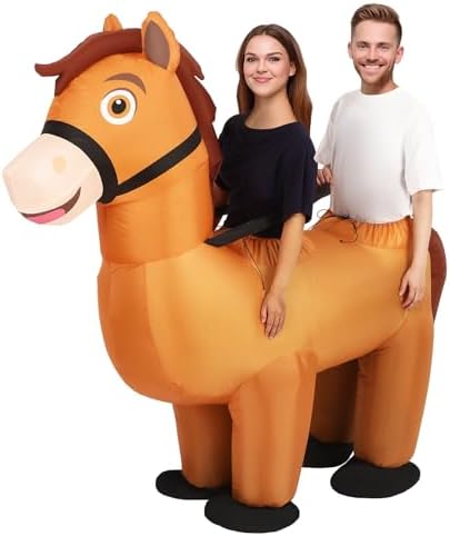 Two Person Inflatable Horse Costume Adult for 2026 Halloween
