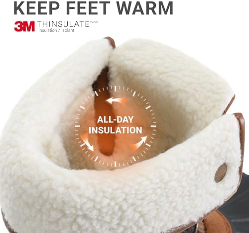 DREAM PAIRS Women's Mid Calf Winter Snow Boots