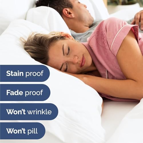 King Size 4 Piece Sheet Set - Comfy Breathable & Cooling Sheets - White
