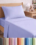 Twin XL Size 3 Piece Sheet Set - Breathable & Cooling Sheets - Lavender