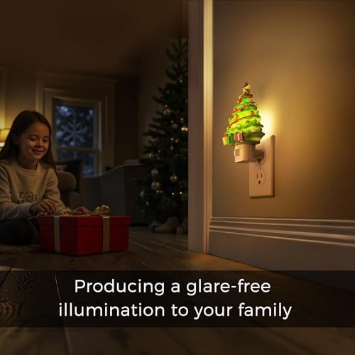 L LOHAS LED Christmas Tree & Snowman Night Light