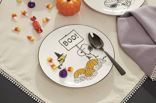 Lenox Great Pumpkin Halloween Accent Plates, Appetizer Plate Set for 4