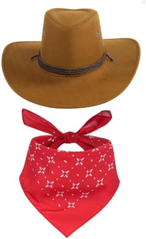 EFORLED Couples Halloween Costumes for Men 2026 Adult,Cowboy Yellow Plaid Shirt Outfit