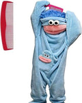Big Mouth Monster Onesie Halloween Christmas Costume (not include shoes )