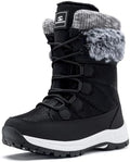 HOBIBEAR Women's Winter Snow Boots Waterproof Warm Mid Calf Lightweight