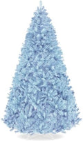 Best Choice Products Artificial Christmas Tree, 6ft Premium Unlit Pine Design, Dense Branches Realistic Holiday Décor w/Easy Assembly - Baby Blue