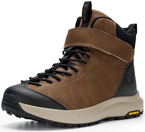 FitVille Wide Winter Boots for Men Warm Fur Lined Snow Boots