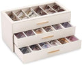 Lolalet Sunglasses Organizer Case for Women, Eyeglass Storage Holder