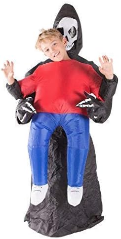 Bodysocks Grim Reaper Inflatable Costume for Kids (Age 6+)
