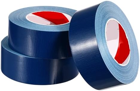 Heavy Duty Reinforced Duct Tape 50mm X 5m, 3 Rolls Blue