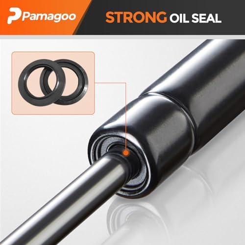 C16-20877 23 inch 37 lbs Gas Strut Shocks,23" Gas Spring Lift for RV Motorhome Side Bay Door Leer Camper Shell Pickup Truck Cap Topper Canopy Glass Door Hatch Back Window Bed Cover, 2 Pack