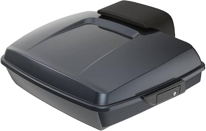 Advanblack Road Glide Tour Trunk Pack Black Tempest Razor Tour Trunk Pack Backrest Pad for '97-'25 Harley Touring Road King Street Glide Electra Glide CVO models