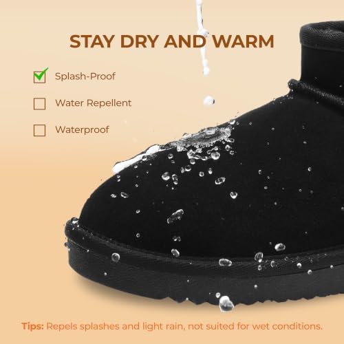 DREAM PAIRS Women's Outdoor Winter Ankle Boots