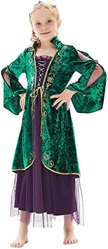 Kids Sarah Sanderson Costume Winifred Sanderson Halloween Witch Cosplay