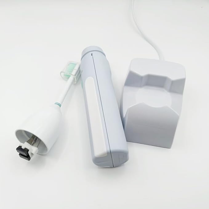 Replacement Sonic Electric Toothbrush for Philip Sonic Essence HX5610 HX5620 HX5621 HX5810 HX5910 HX5611 HX5710 HX7001, Rechargeable Essence Toothbrush Handle&Charger&Brush (Grey)