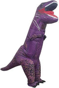 Funny Inflatable Dinosaur Costume for Adult and Kids,Blow Up Dinosaur Costume for Halloween Cosplay Party