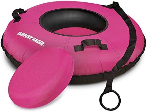 Slippery Racer Heavy Duty Commercial Snow Tube, Hard Bottom, Cushion Insert, Canvass Cover-42”