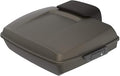 Advanblack Road Glide Tour Trunk Pack River Rock Gray Denim Razor Tour Trunk Pack Backrest Pad for '97-'25 Harley Touring Road King Street Glide Electra Glide CVO Models