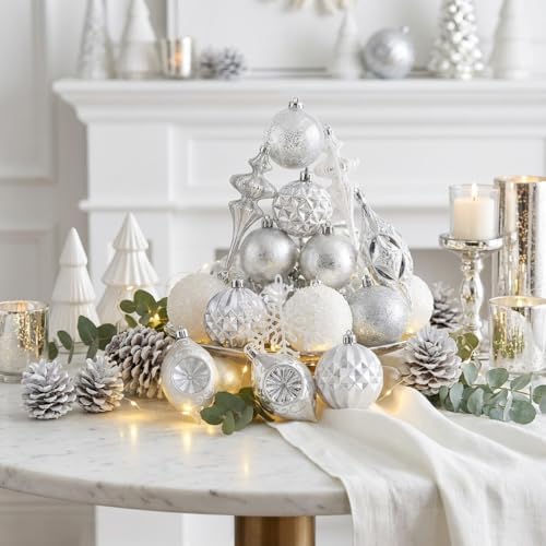 Valery Madelyn 50ct Christmas Tree Decorations Ball Ornaments Set