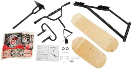 360° Steering Rear Ski Snow Scooter, Adult Snowboard Sled