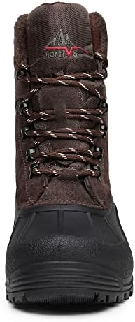 NORTIV 8 Men's Insulated Waterproof Winter Snow Boots TERREY