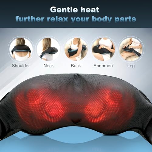 Mo Cuishle Shiatsu Back Shoulder and Neck Massager with Heat, Gifts for Mom