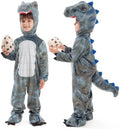 Spooktacular Creations Halloween Realistic T.rex Costume Outfit Dinosaur Jumpsuit with Egg