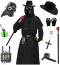 Halloween Adult Plague Doctor Men Costume for Cosplay Party