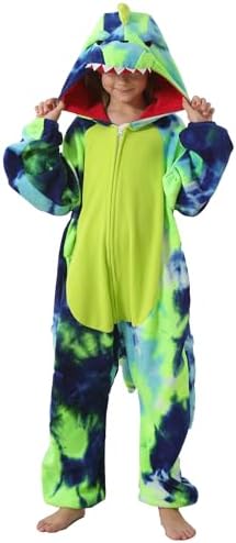 One Piece Pajamas Animal Kids Onesie, Animal Pajamas Halloween Cosplay Costume for Girls Boys