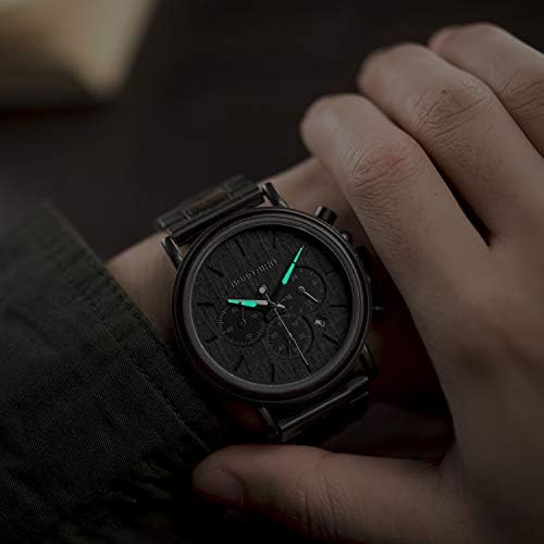 2win Engraved Wooden Watch for Boyfriend My MAN Fiancé Husband Customized Personalized Wood Watches for Men Birthday Anniversary Personalized Watch