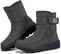 Ablanczoom Womens Winter Snow Boots with Warm Fur Lining Comfortable Booties Non Slip Waterproof Outdoor Shoes