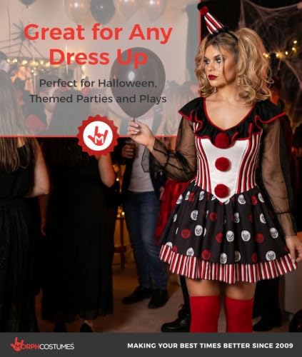 Morph, Clown Costume Women, Halloween Costumes for Women